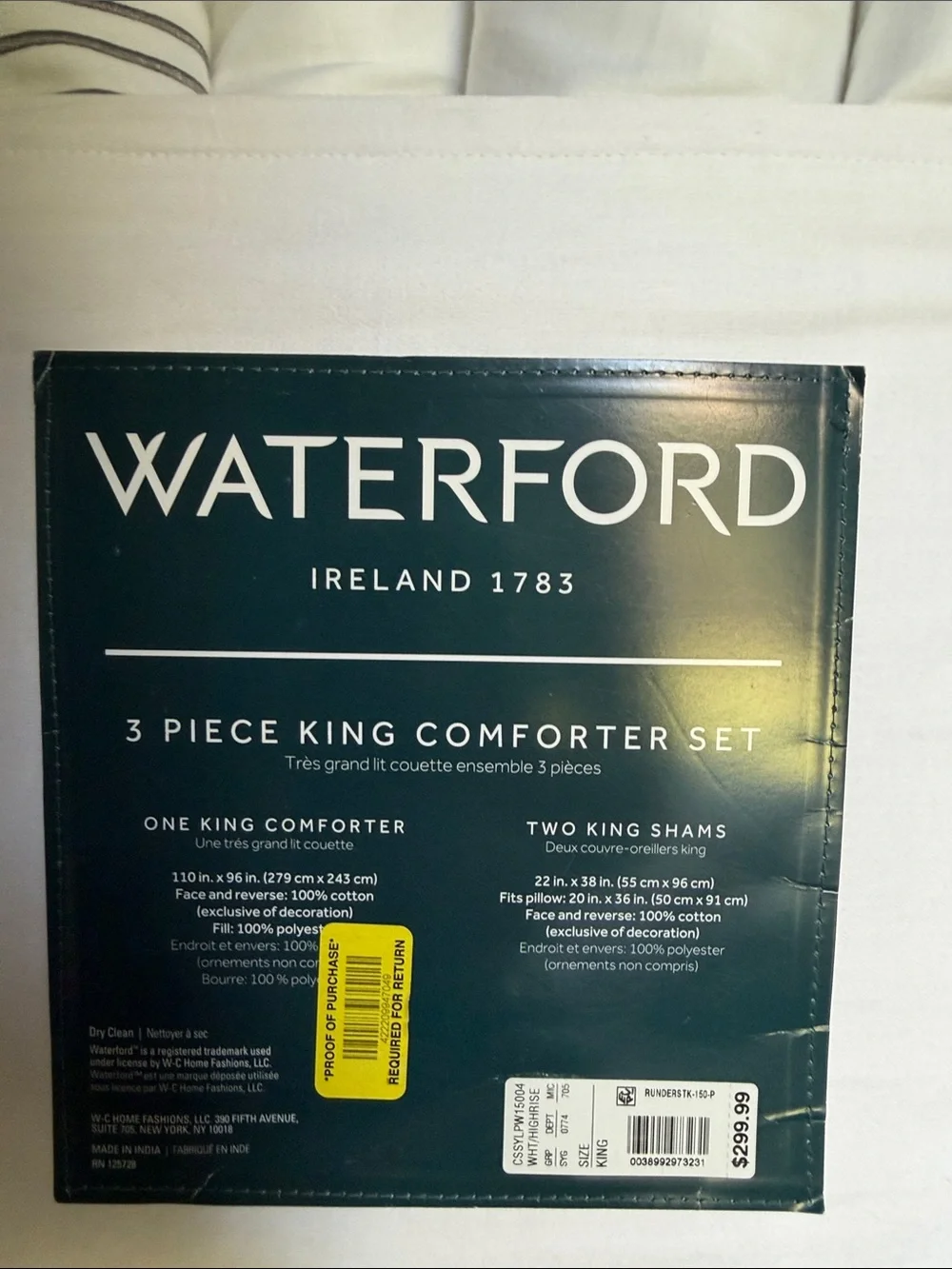 Waterford elegant king